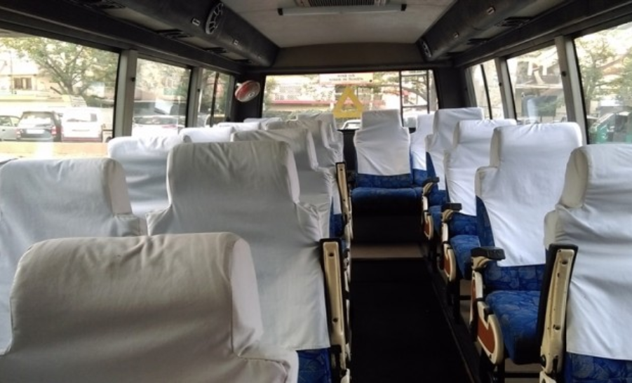 Mini Luxury Bus 18 Seater Coach Rental Images